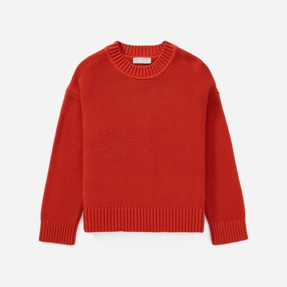Everlane Red Knit Sweater - Like New!